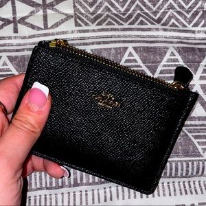 Coach keychain card wallet